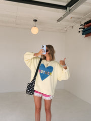 ETTA OG | mother's love sweatshirt - butter yellow (PREORDER)