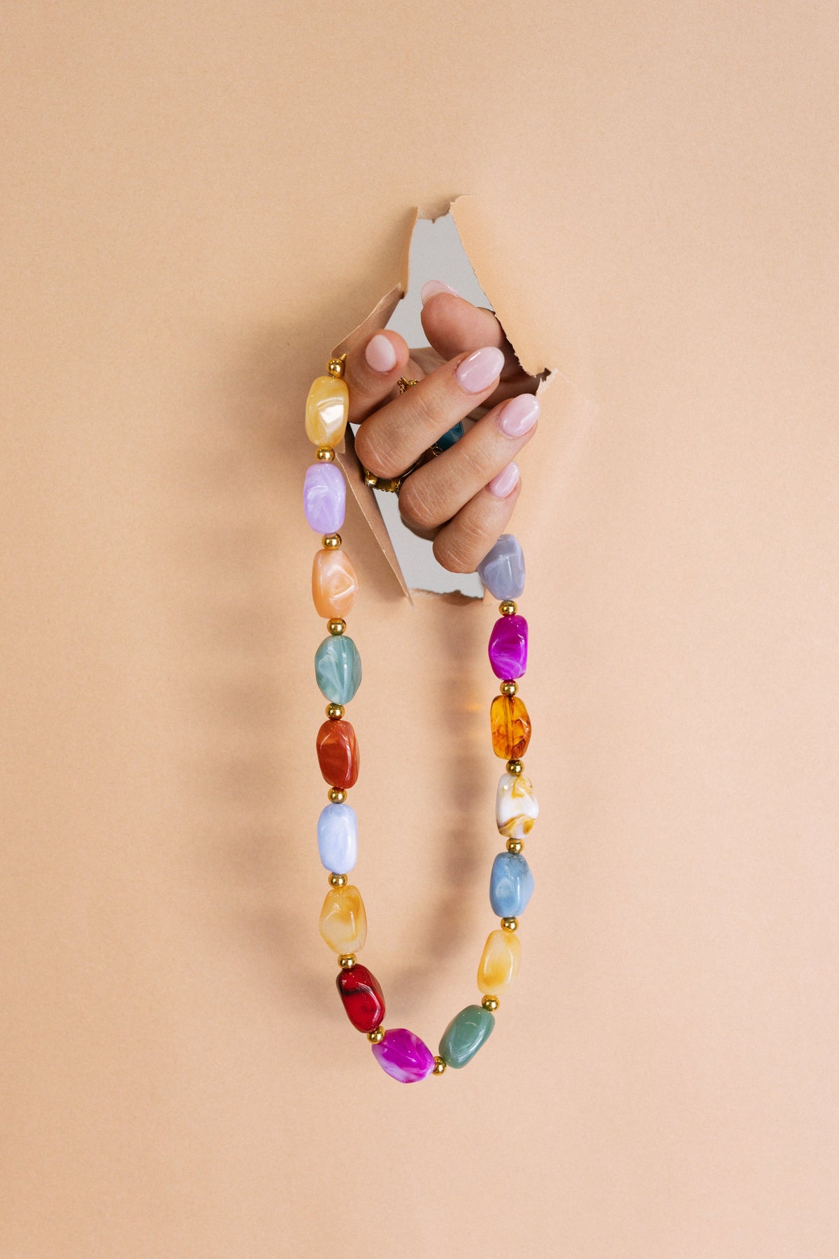 beljoy | color lover stone necklace