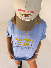 ETTA OG | fishing club graphic tee - denim
