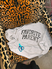 ETTA OG | favorite parent sweatshirt - ash / black