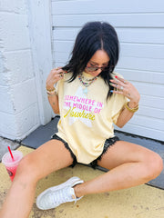 ETTA OG | middle of nowhere star graphic tee - butter yellow