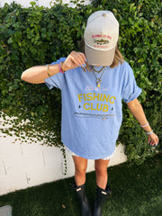 ETTA OG | fishing club graphic tee - denim