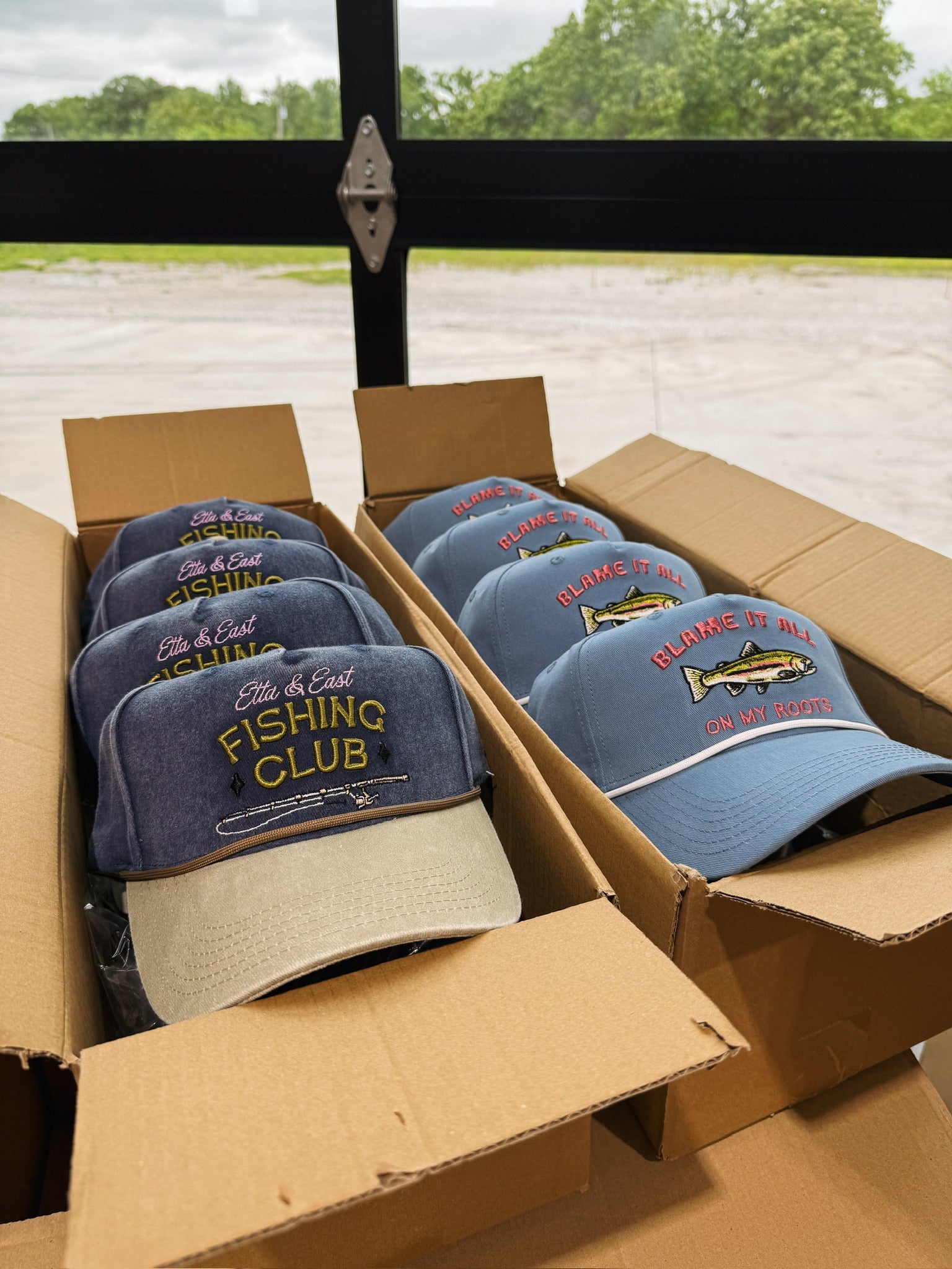 ETTA OG | blame it on my roots trucker hat - blue