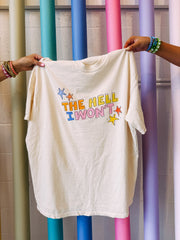 ETTA OG | the hell i won't graphic tee - ivory