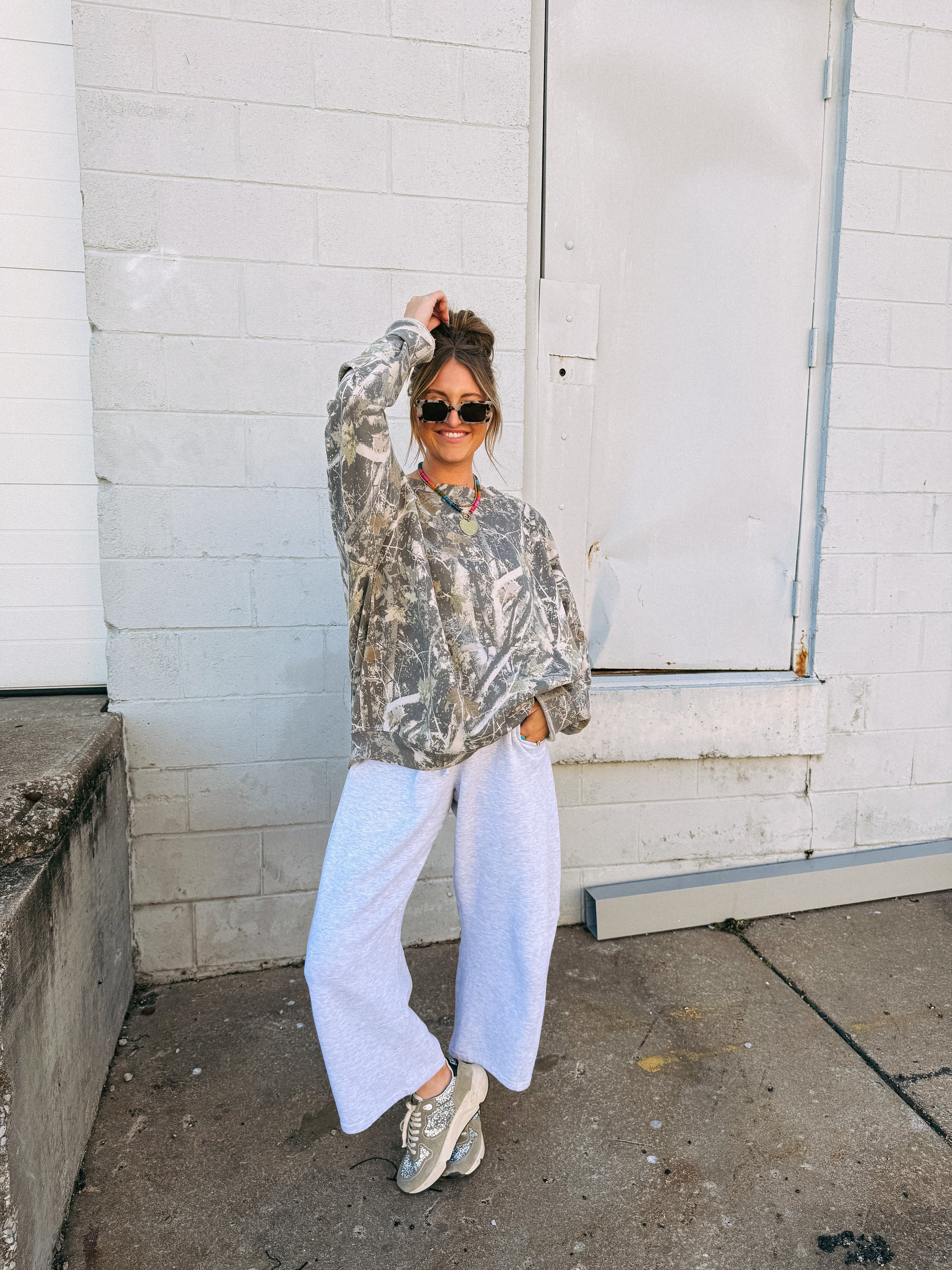 ETTA OG | oversized camo sweatshirt