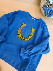 ETTA OG | lucky you sweatshirt - blue