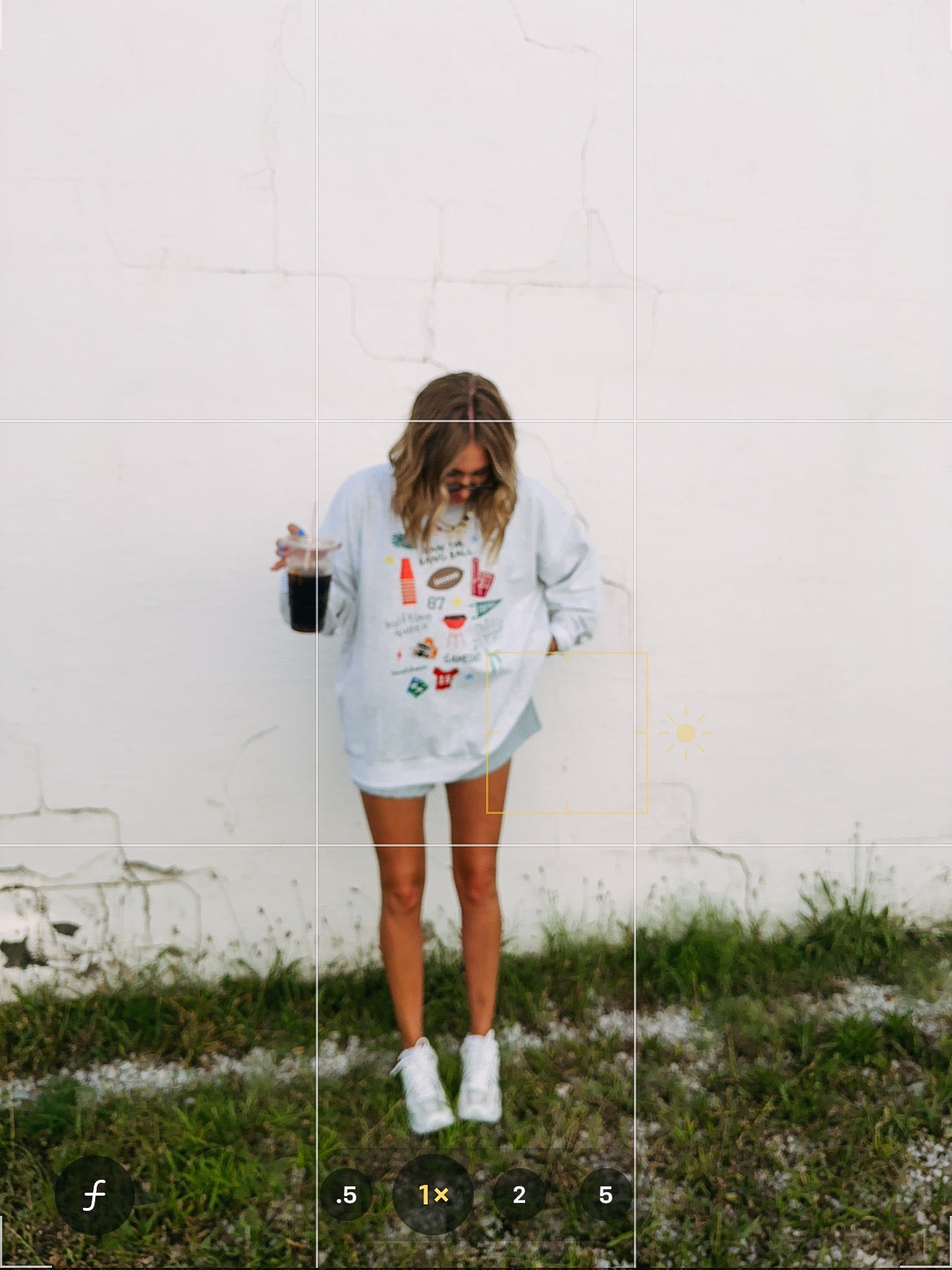 ETTA OG | halftime queen sweatshirt - ash