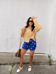 golden vista stripe sweater
