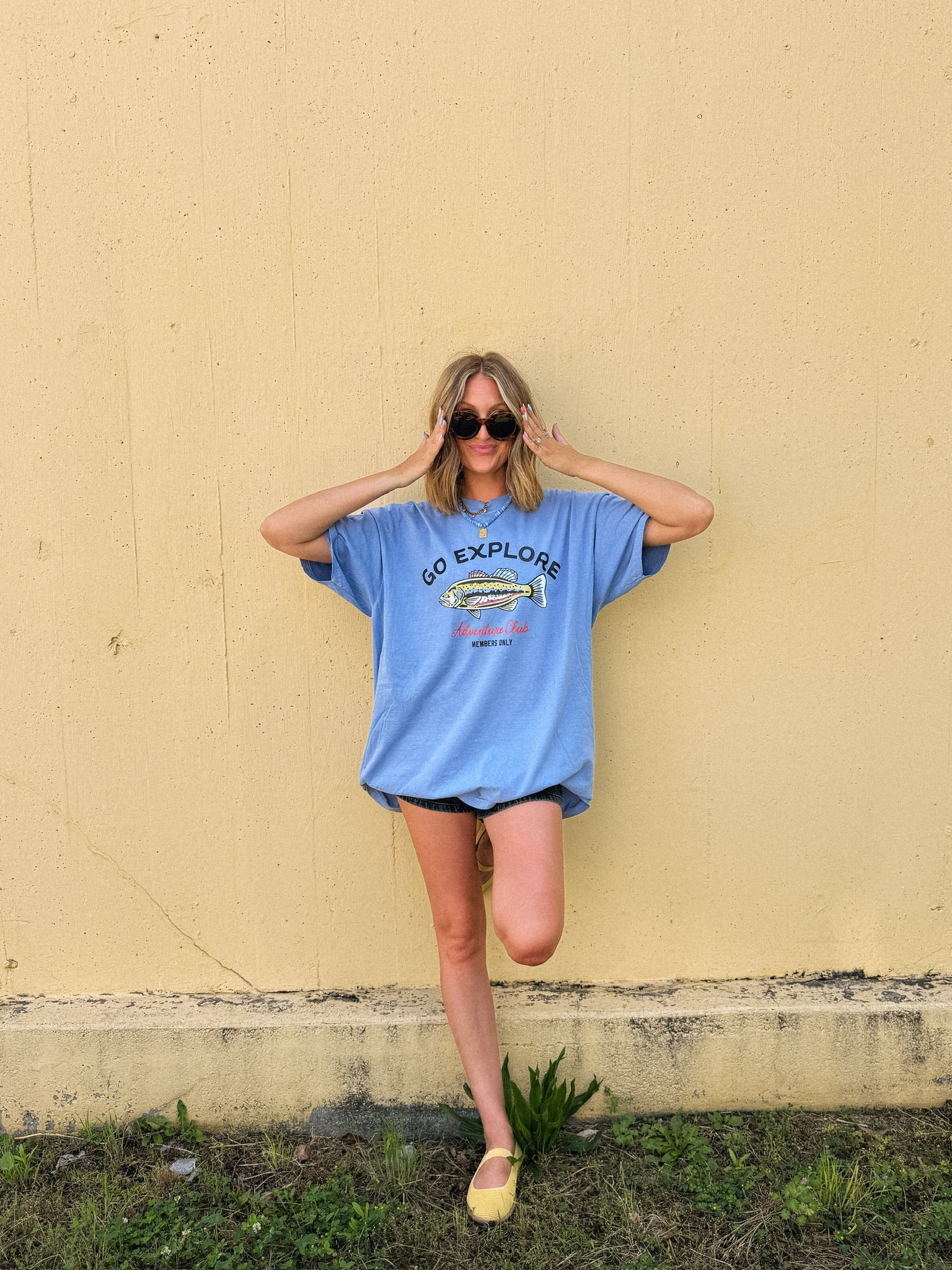 ETTA OG | go explore graphic tee - denim