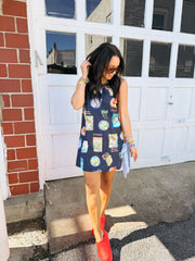 dream vacation postcard dress