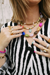 beljoy | color lover stone necklace
