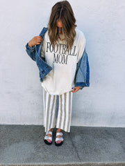 ETTA OG | football mom graphic tee - ivory