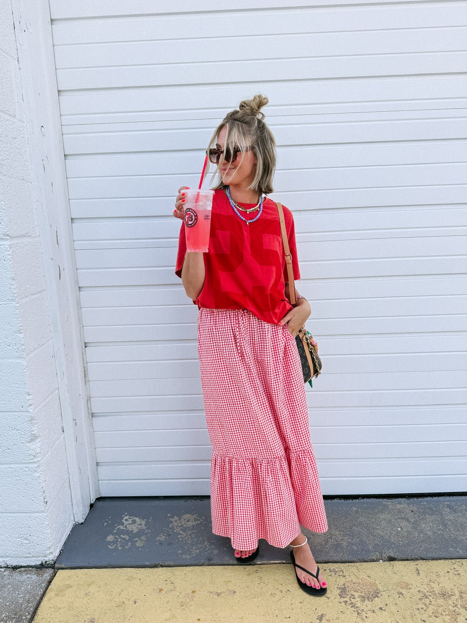 candy apple maxi skirt