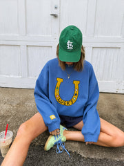 ETTA OG | lucky you sweatshirt - blue