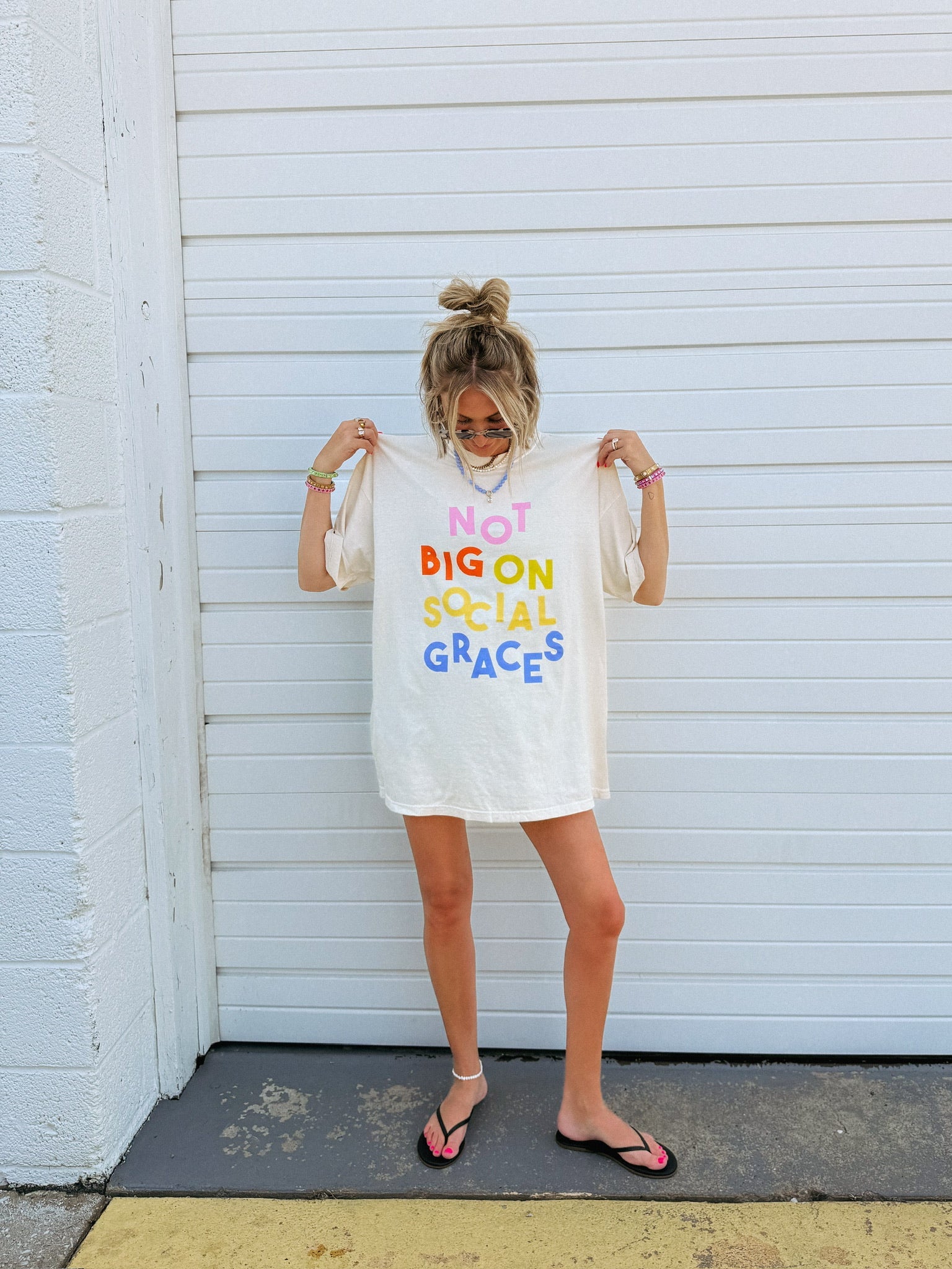 ETTA OG | social graces graphic tee - ivory