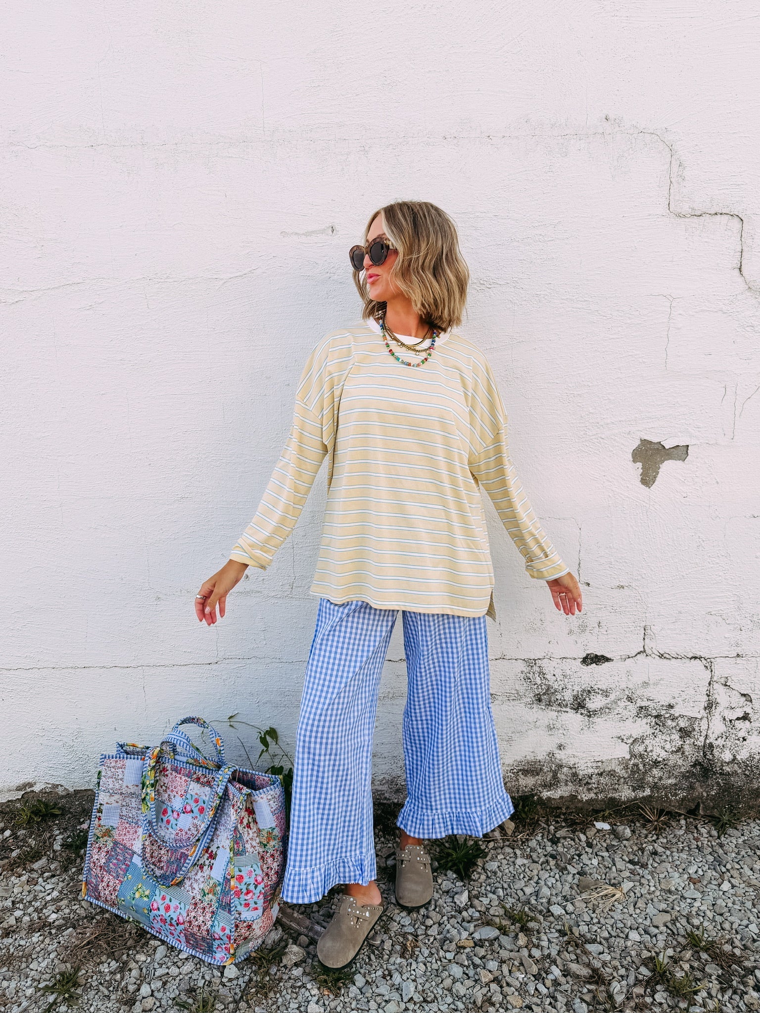 bread and butter stripe top