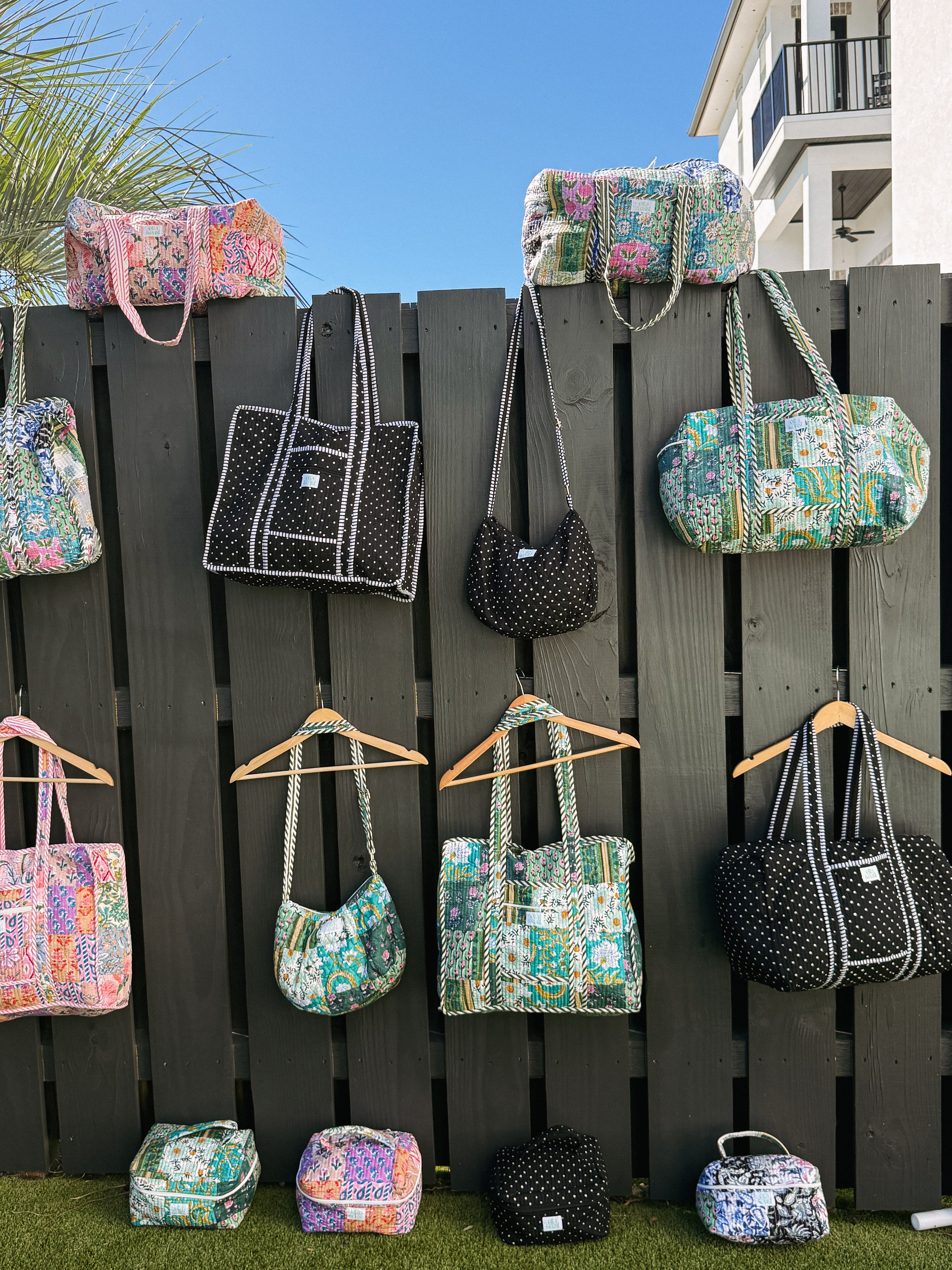 ETTA OG | quilted tote bag - evergreen