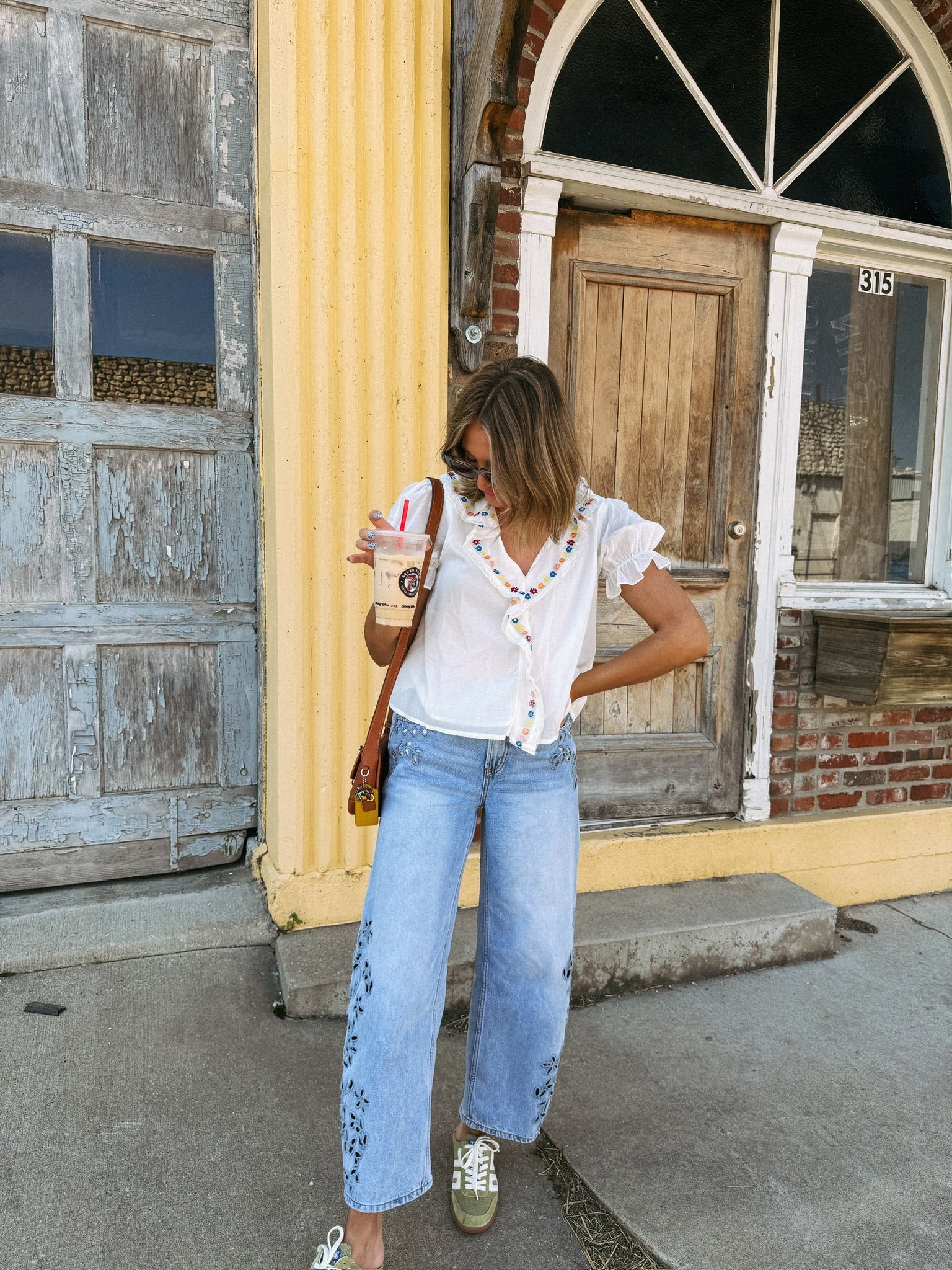 dandelion ruffle top