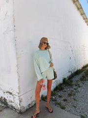 gimme more stripe shorts - mint