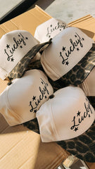 ETTA OG | lucky stars trucker hat - leopard