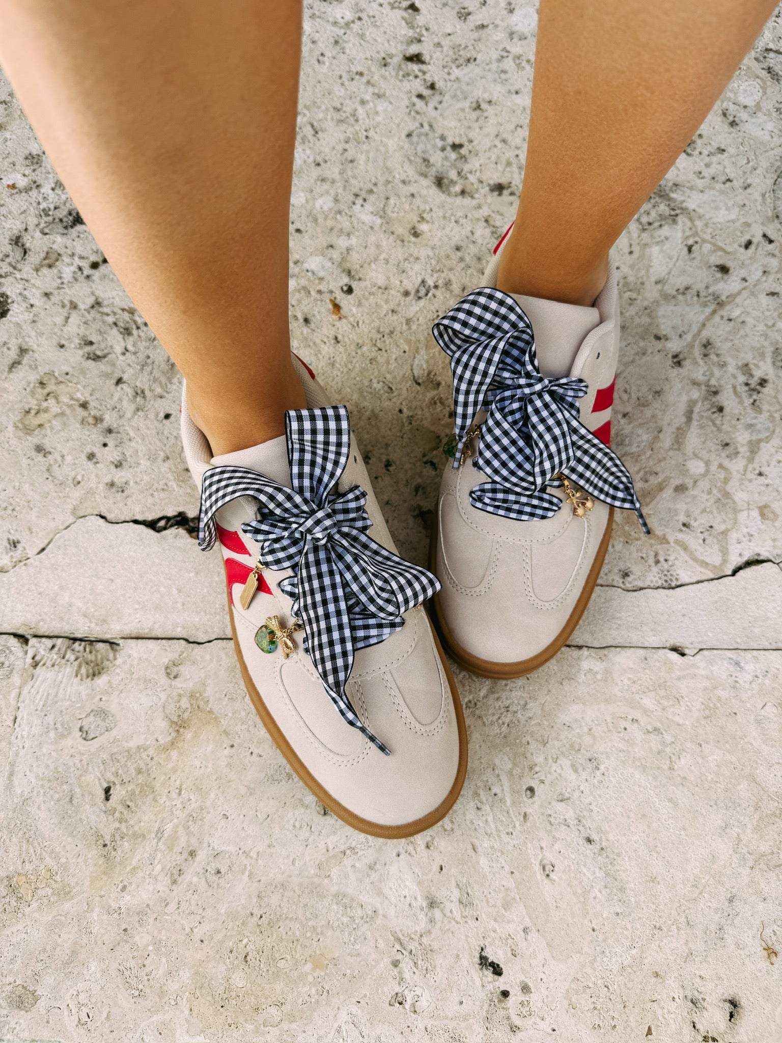 ETTA OG | gingham shoe charms