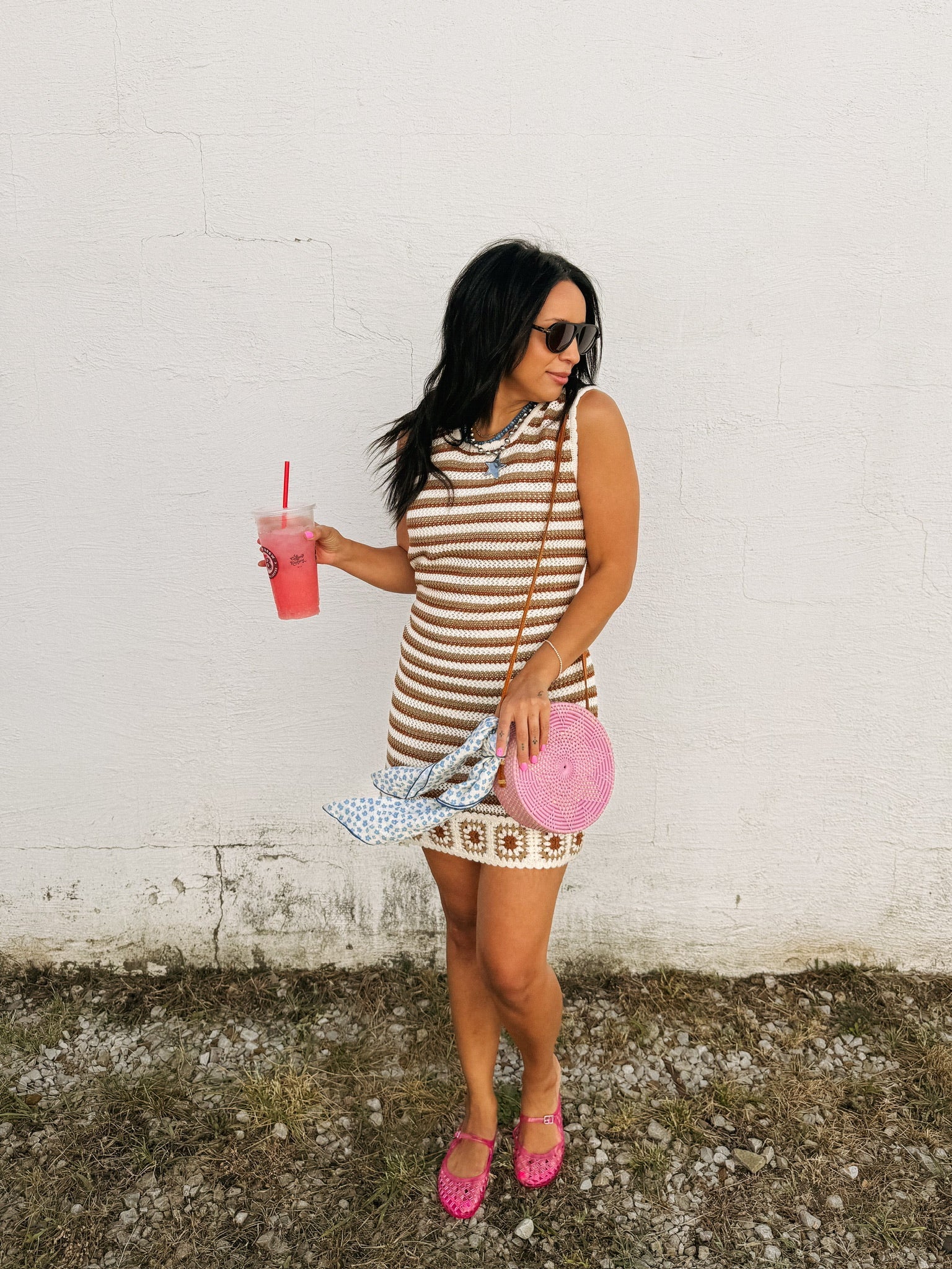 canyon moon crochet dress