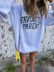 ETTA OG | favorite parent sweatshirt - ash / black
