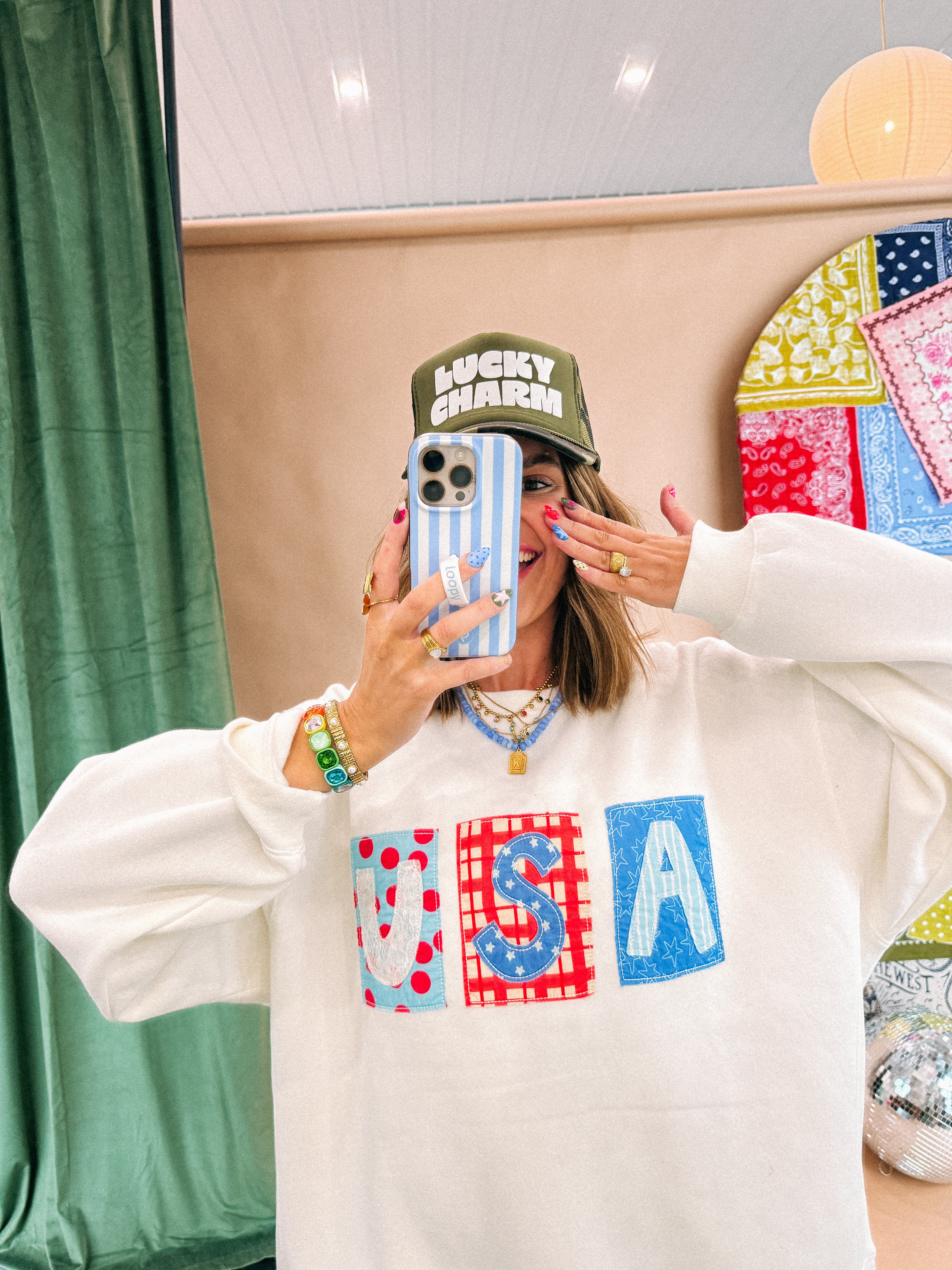 ETTA OG | usa patch sweatshirt