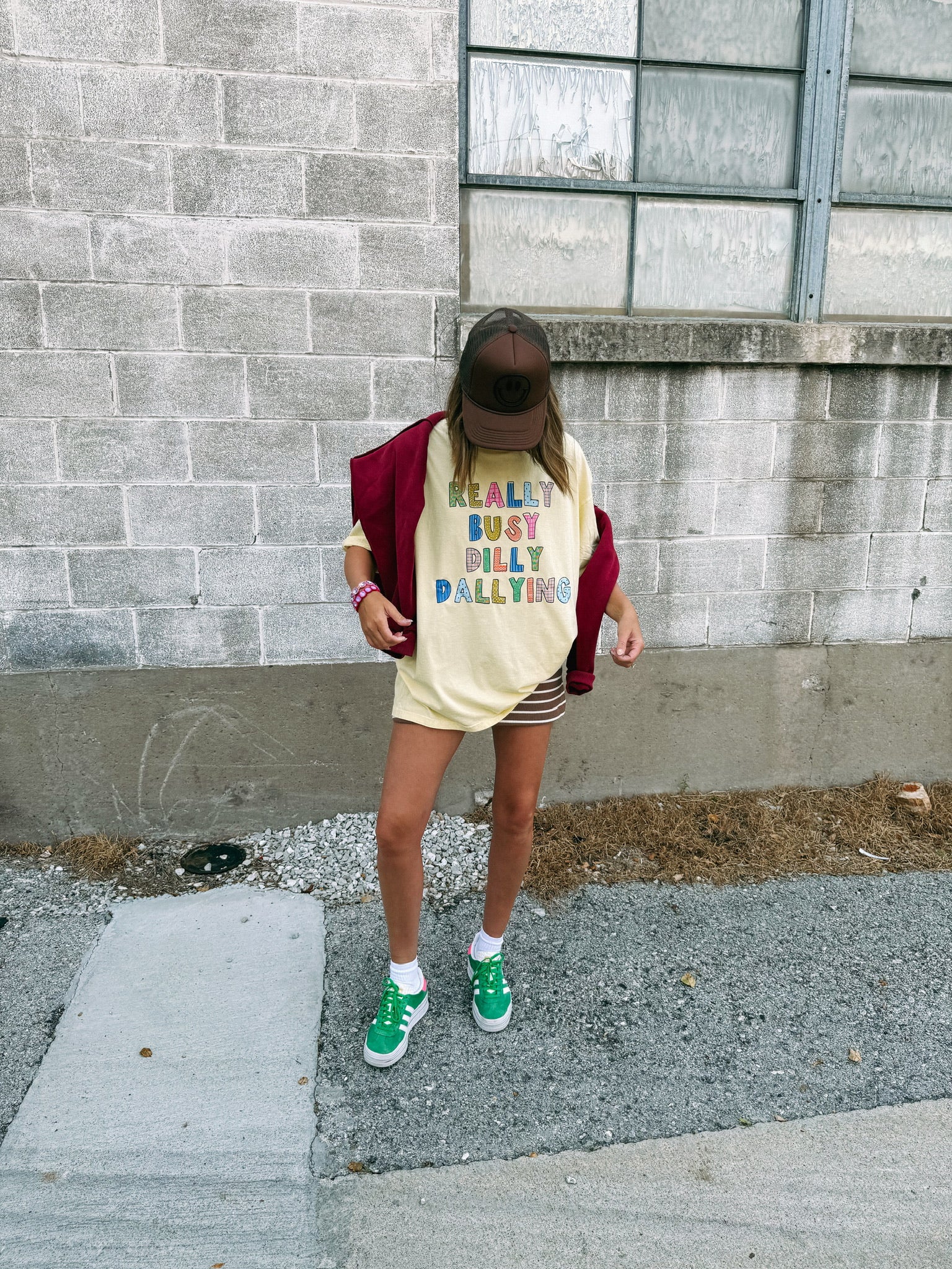 ETTA OG | dilly dallying graphic tee - butter yellow