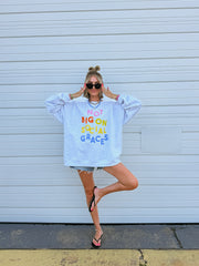 ETTA OG | social graces sweatshirt - ash