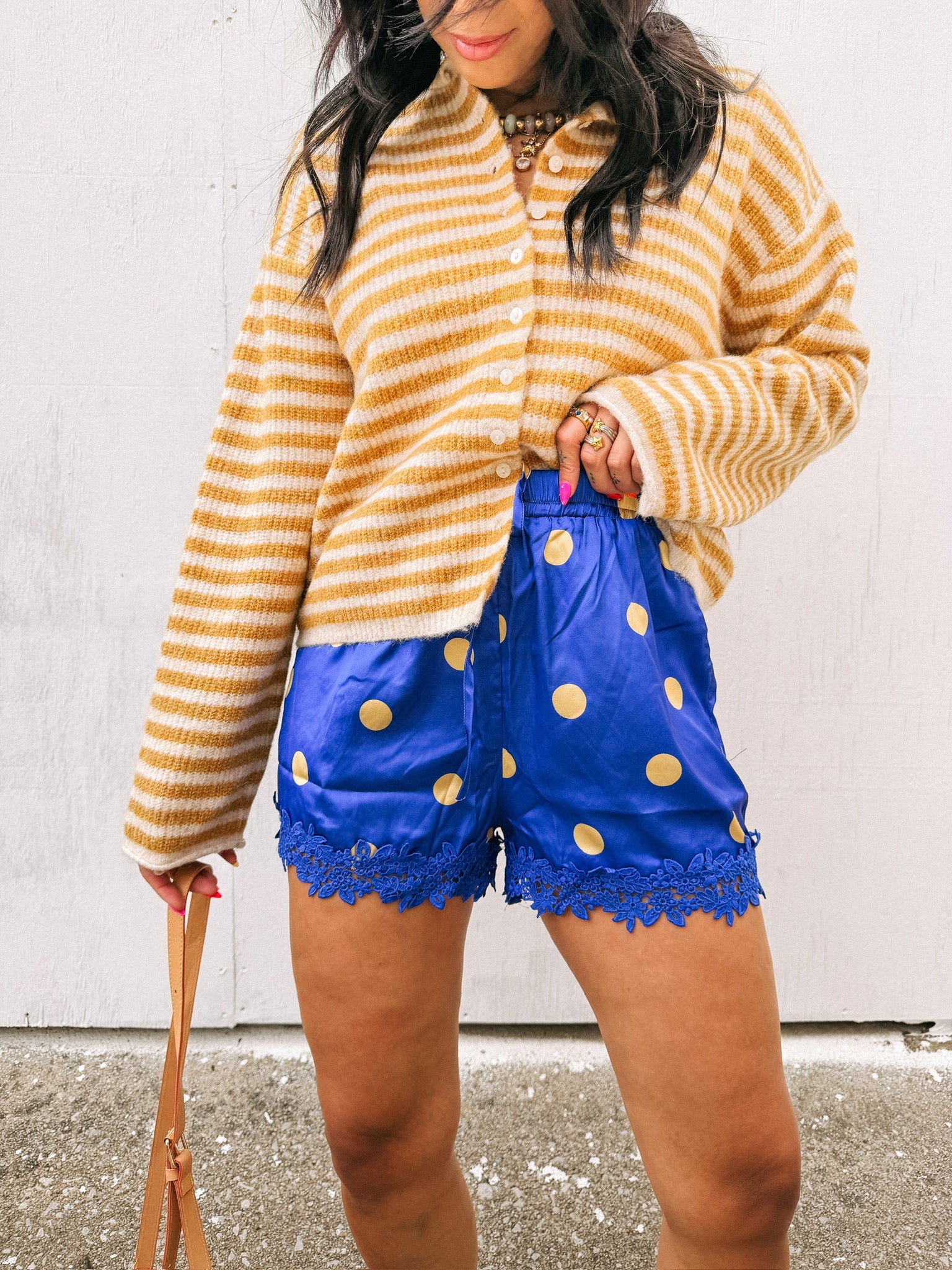 golden vista stripe sweater