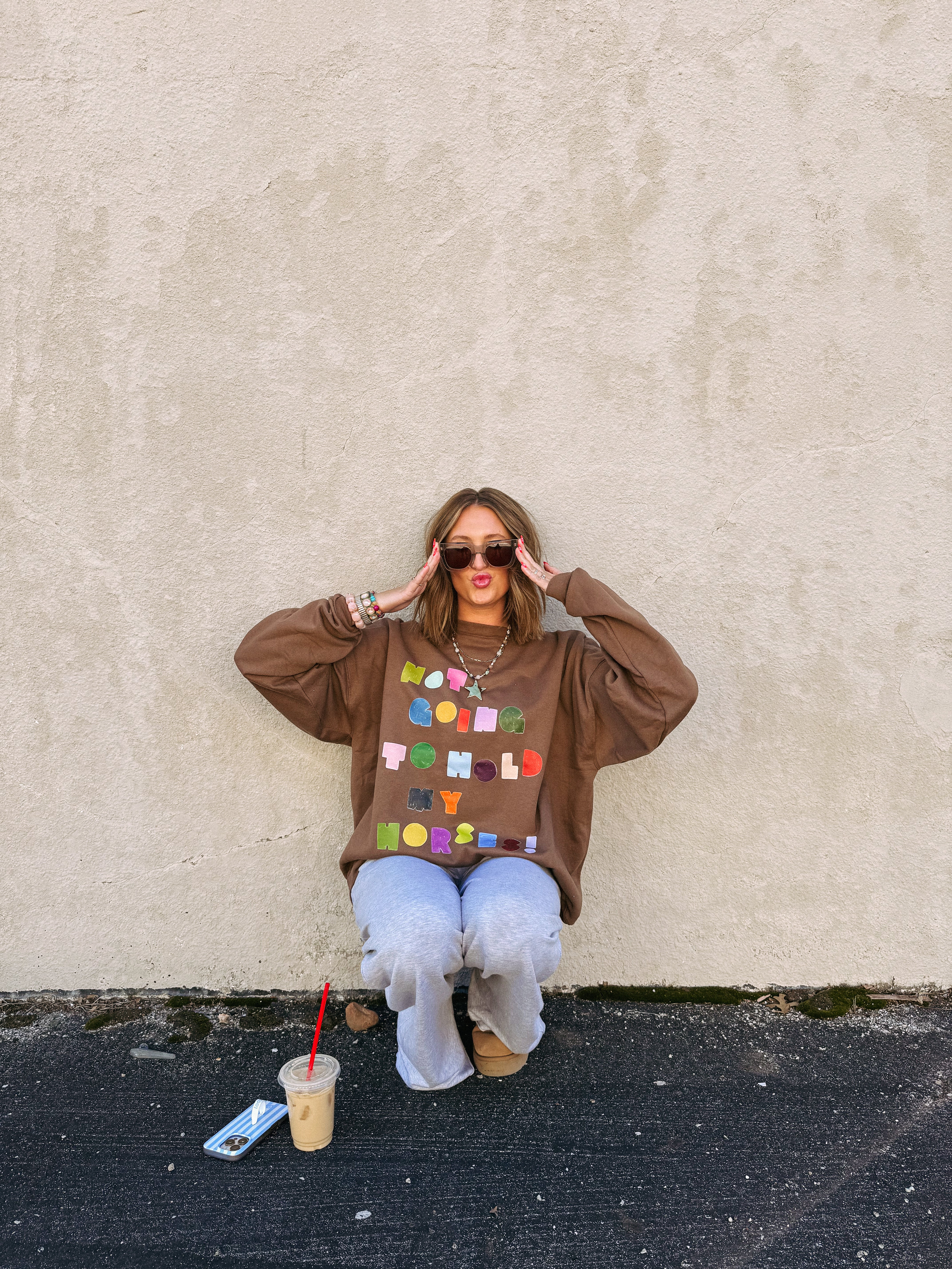 ETTA OG | not gonna hold my horses sweatshirt