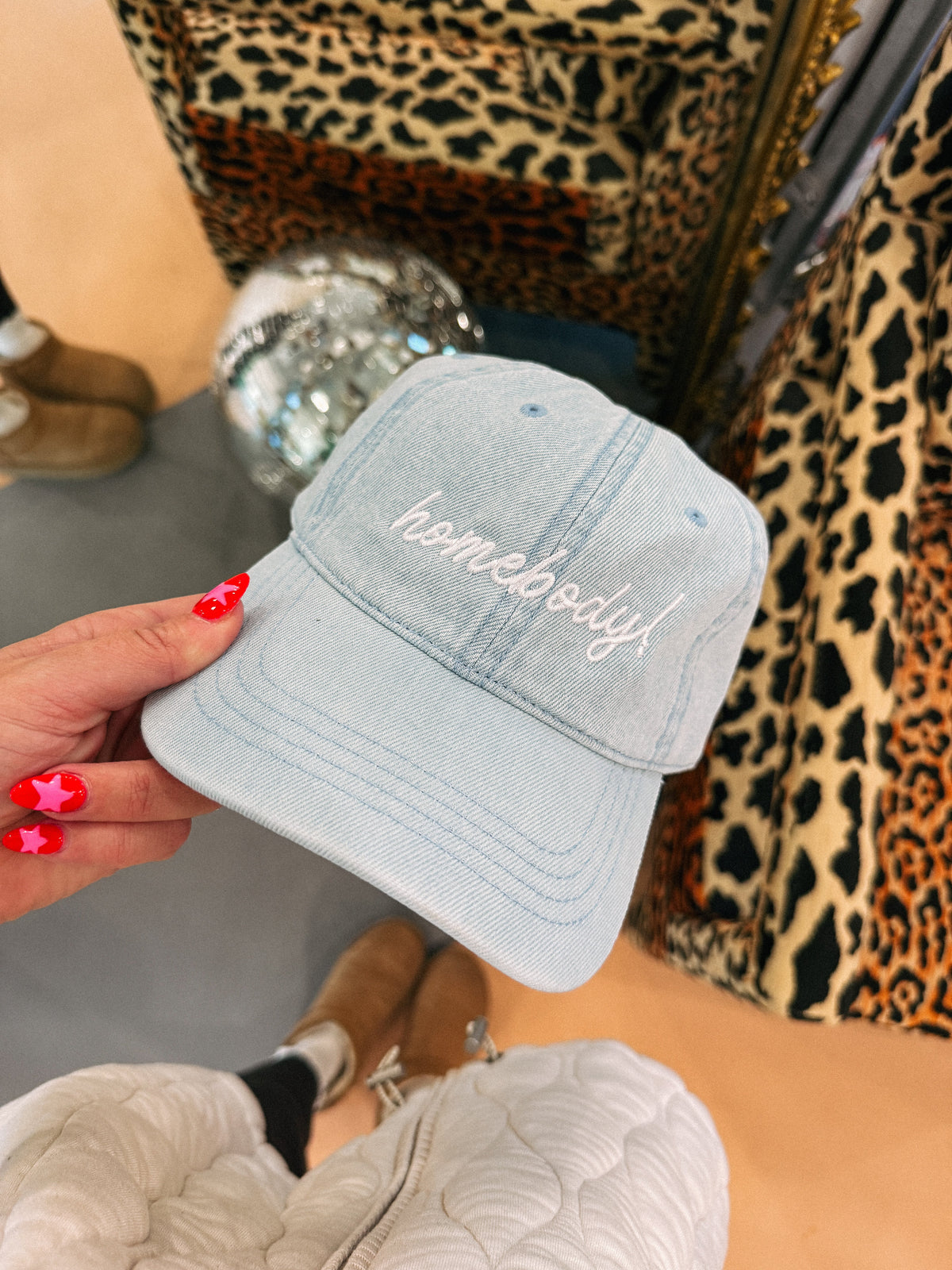 ETTA OG | homebody! dad cap - denim