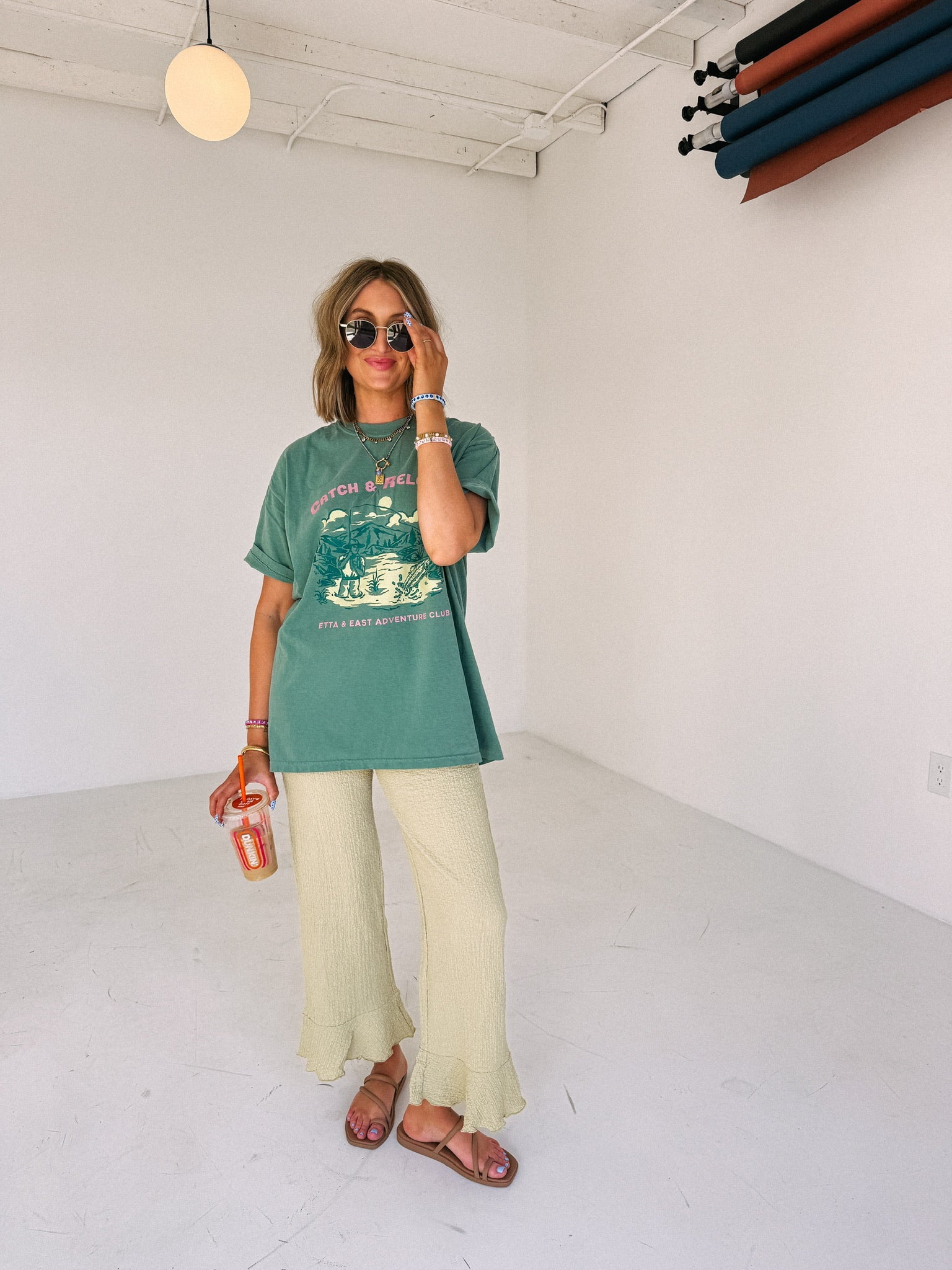 ETTA OG | catch & release graphic tee - green