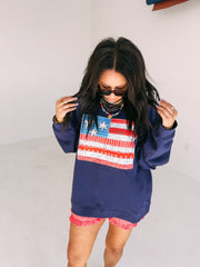 ETTA OG | girly flag sweatshirt