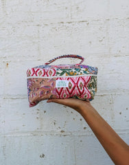 ETTA OG | quilted makeup bag - peachy