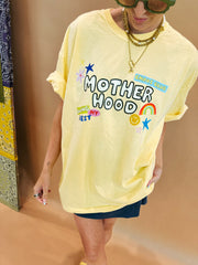ETTA OG | all things motherhood graphic tee - butter yellow