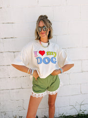 ETTA OG | i ♡ my dog graphic tee - ivory
