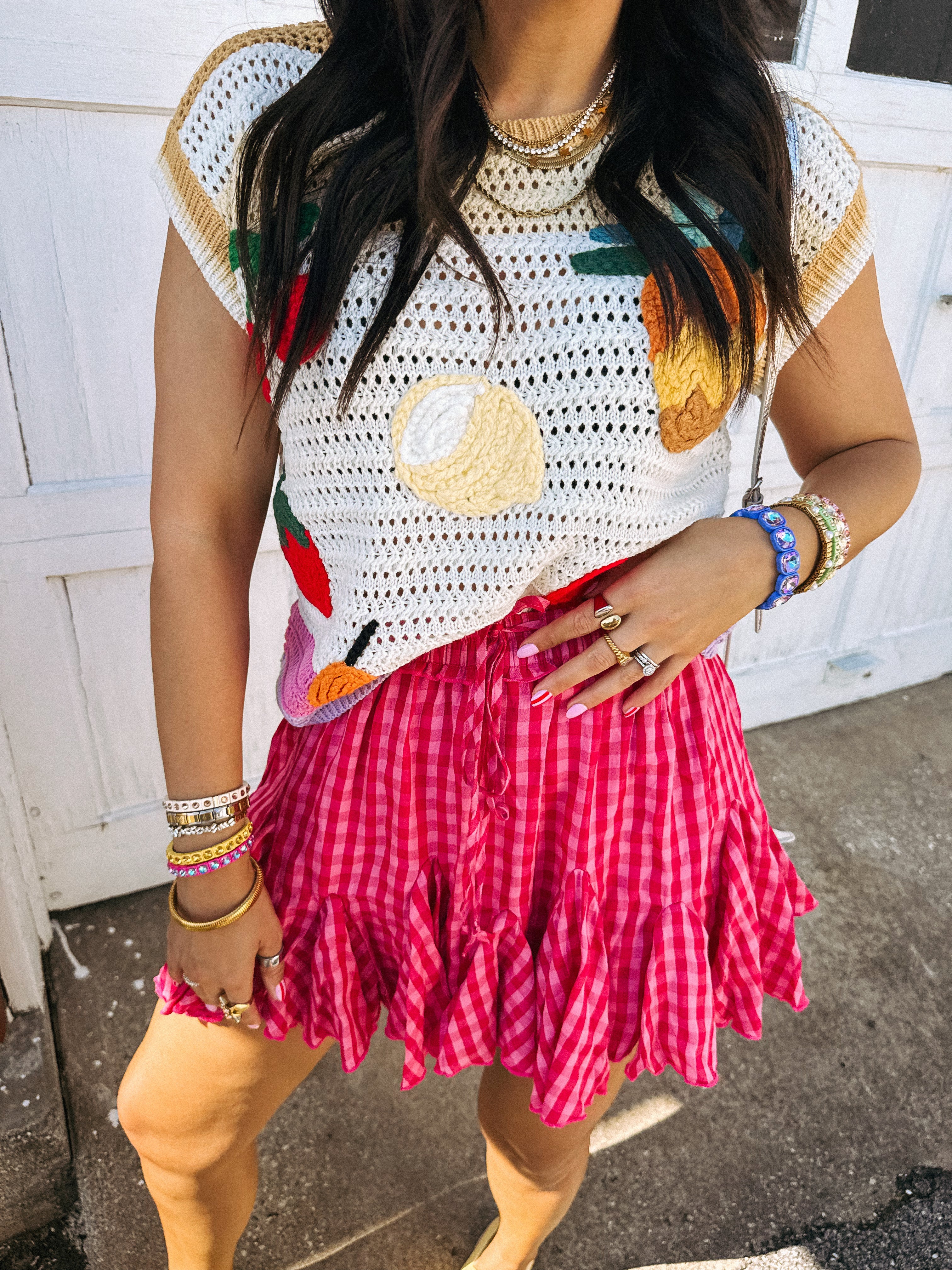 fruit medley sweater top