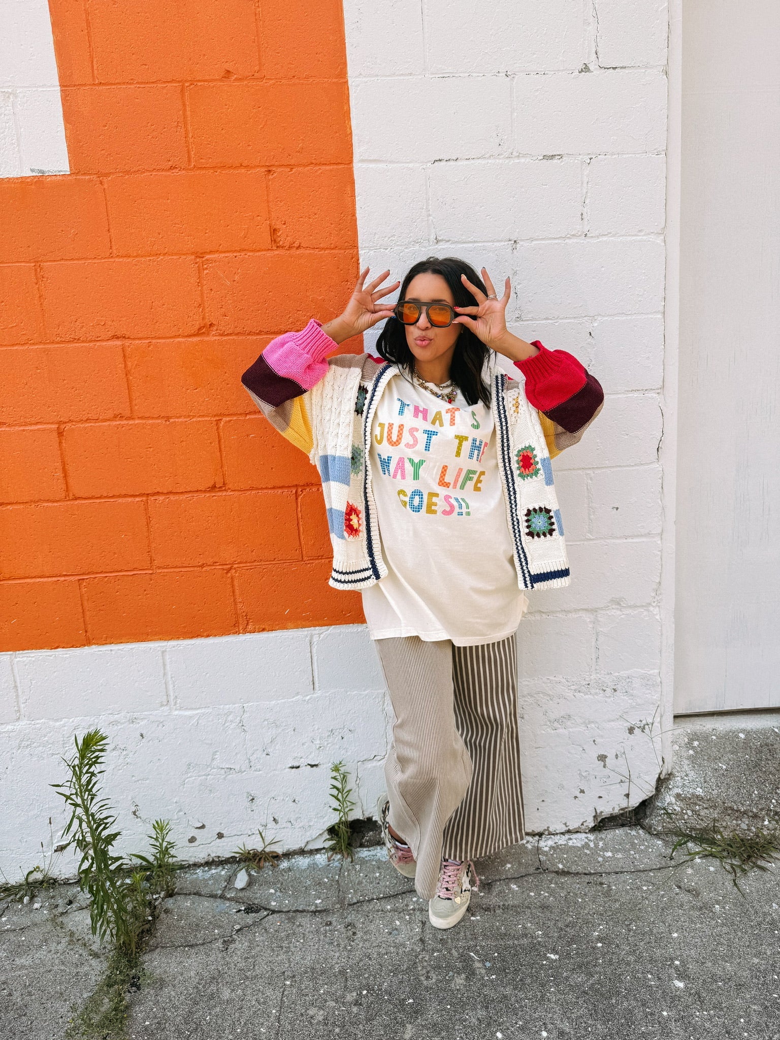 ETTA OG | just the way life goes graphic tee - ivory