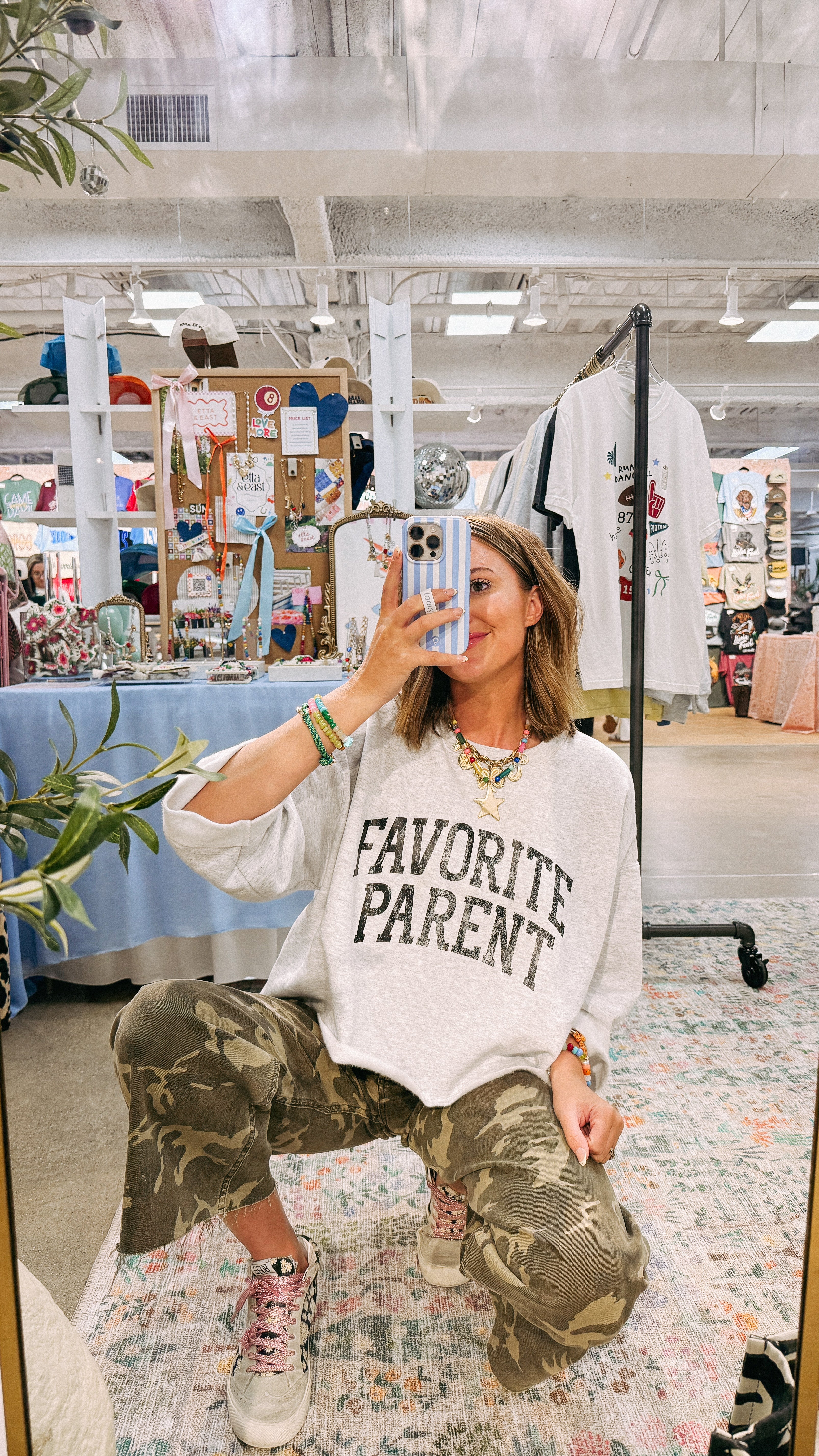 ETTA OG | favorite parent sweatshirt - ash / black