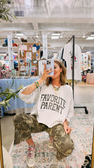 ETTA OG | favorite parent sweatshirt - ash / black