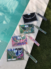 ETTA OG | quilted wristlet - evergreen