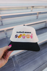 ETTA OG | football season icons trucker hat - cream / black