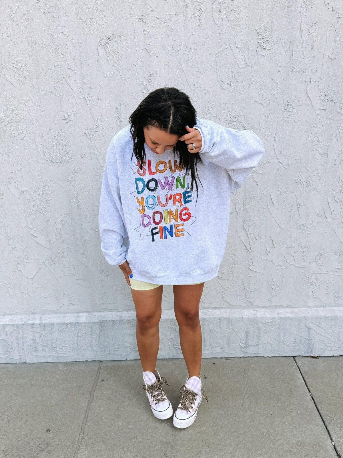 ETTA OG | slow down sweatshirt - ash