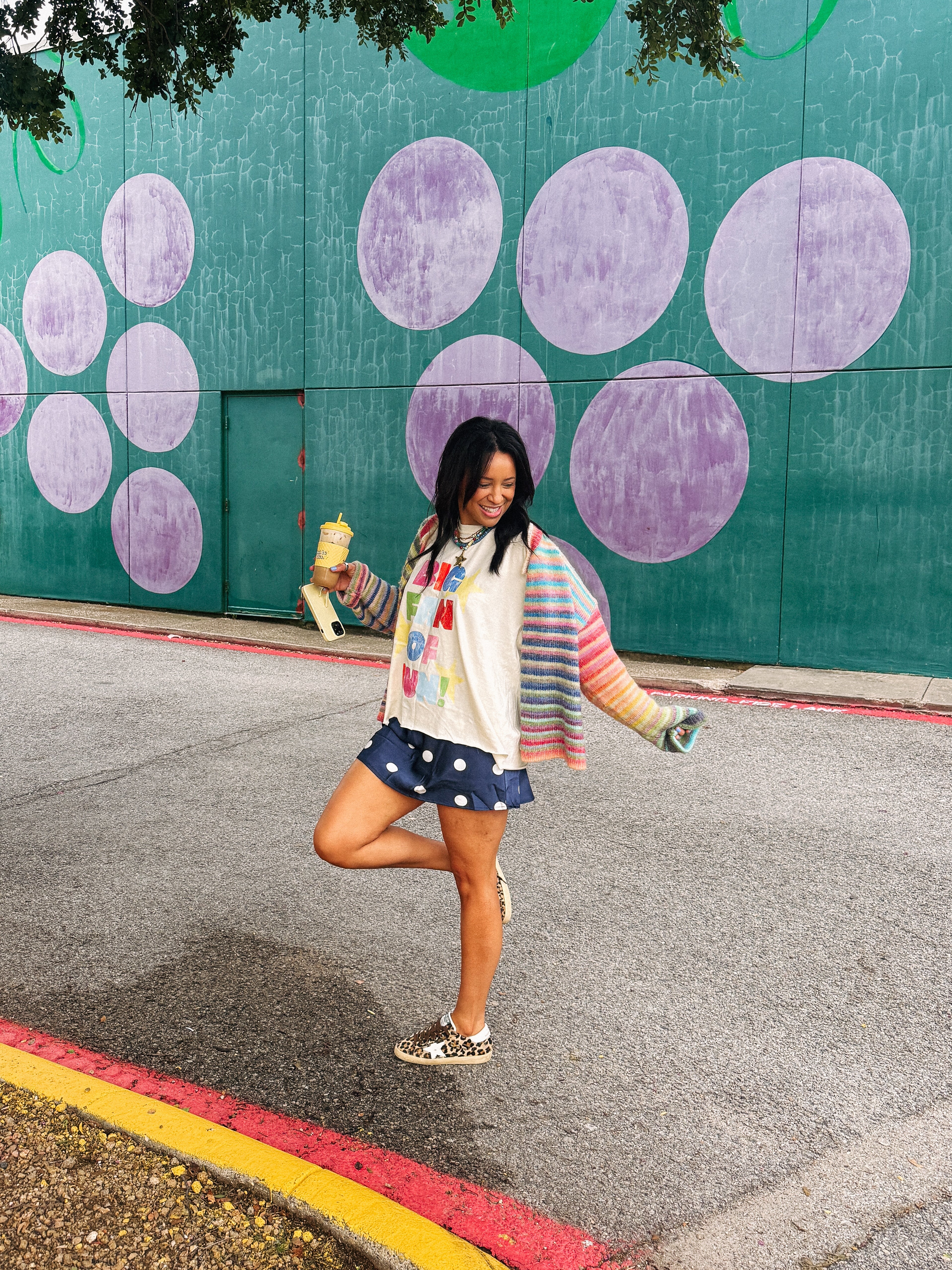 ETTA OG | big fan of fun! graphic tee - ivory