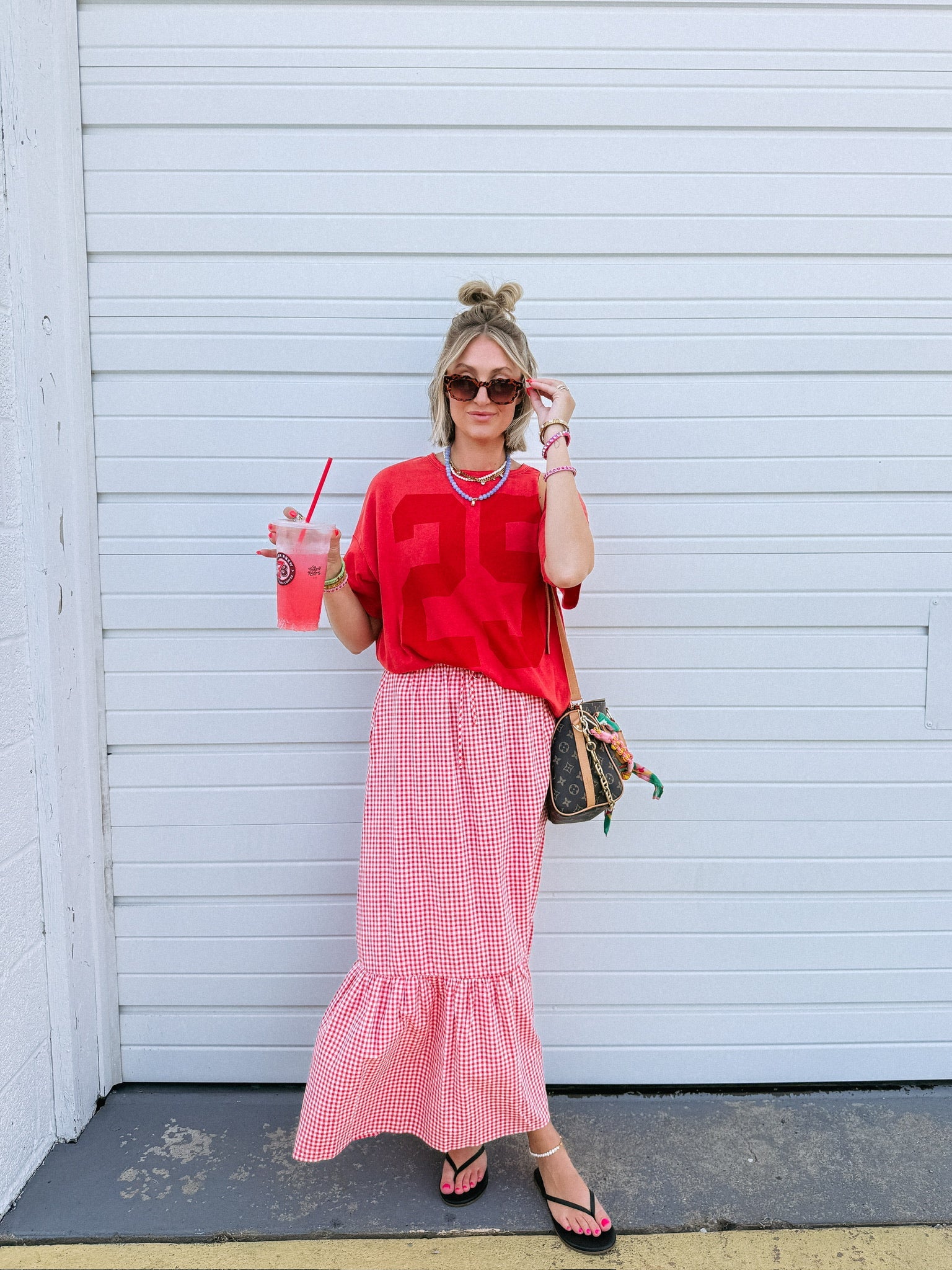 candy apple maxi skirt