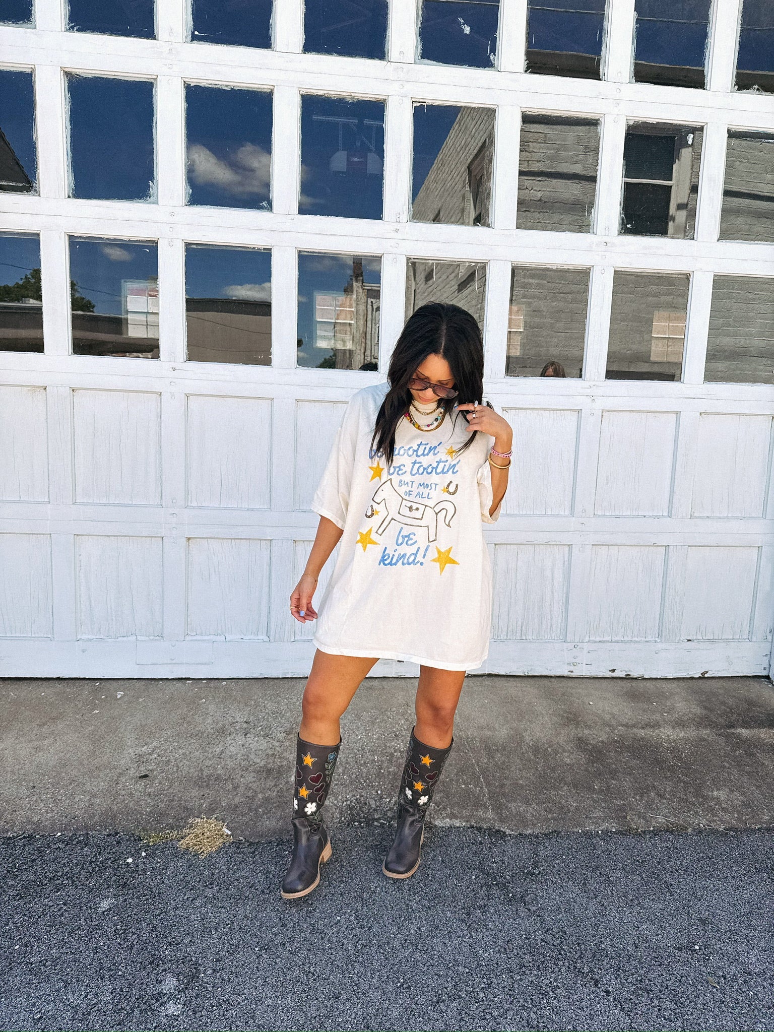 ETTA OG | be rootin' graphic tee - ivory