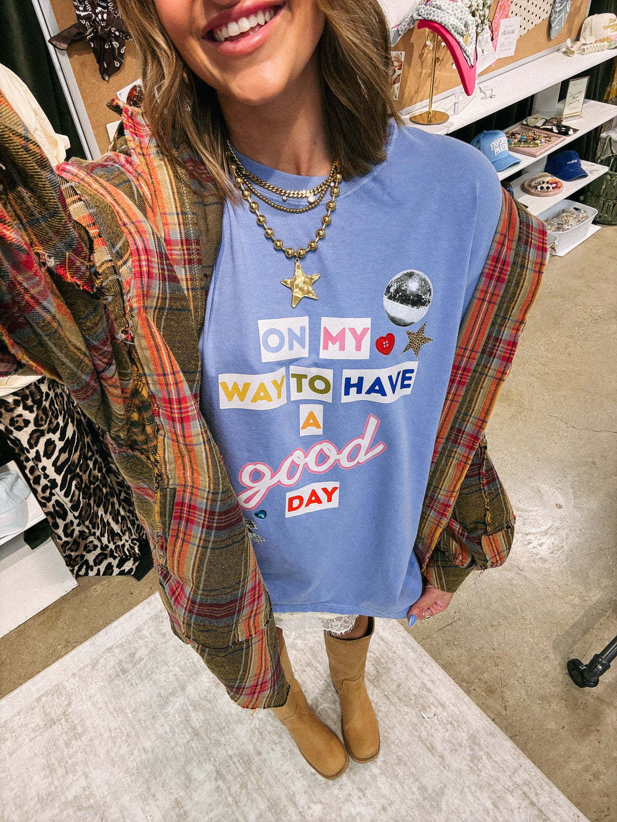 ETTA OG | on my way to a good day graphic tee