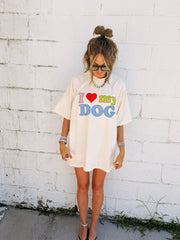 ETTA OG | i ♡ my dog graphic tee - ivory